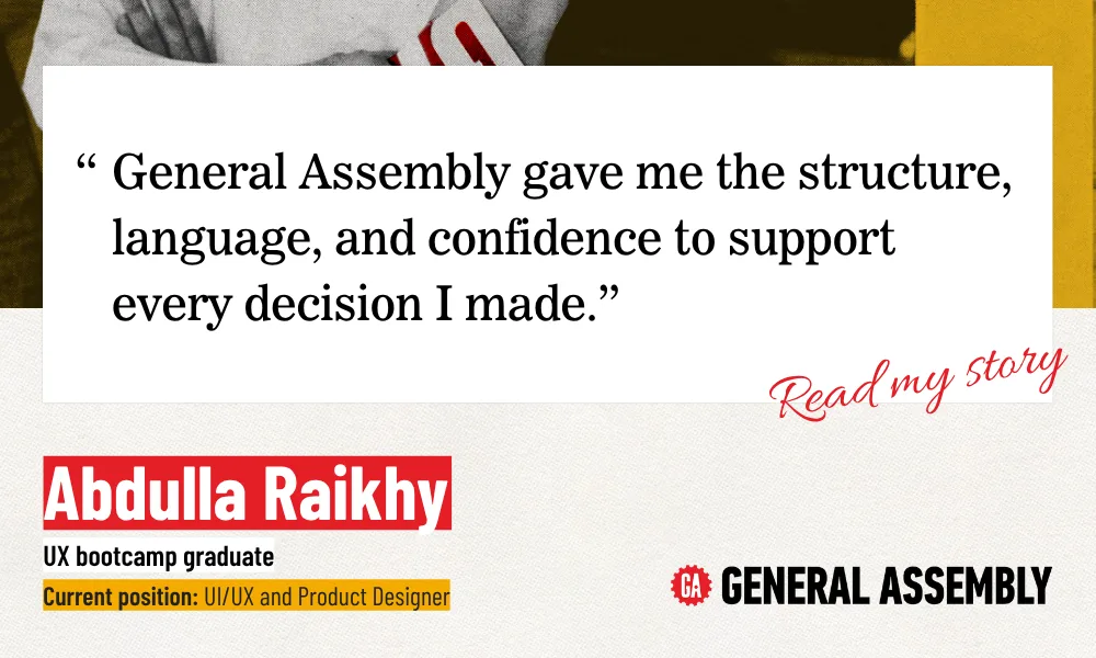 How one student pivoted into product design with General Assembly 